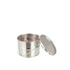 OUTDOORKERZE - Taupe/Silberfarben, Trend, Naturmaterialien/Metall (18/14cm)