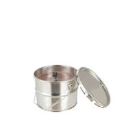 OUTDOORKERZE - Taupe/Silberfarben, Trend, Naturmaterialien/Metall (18/14cm)