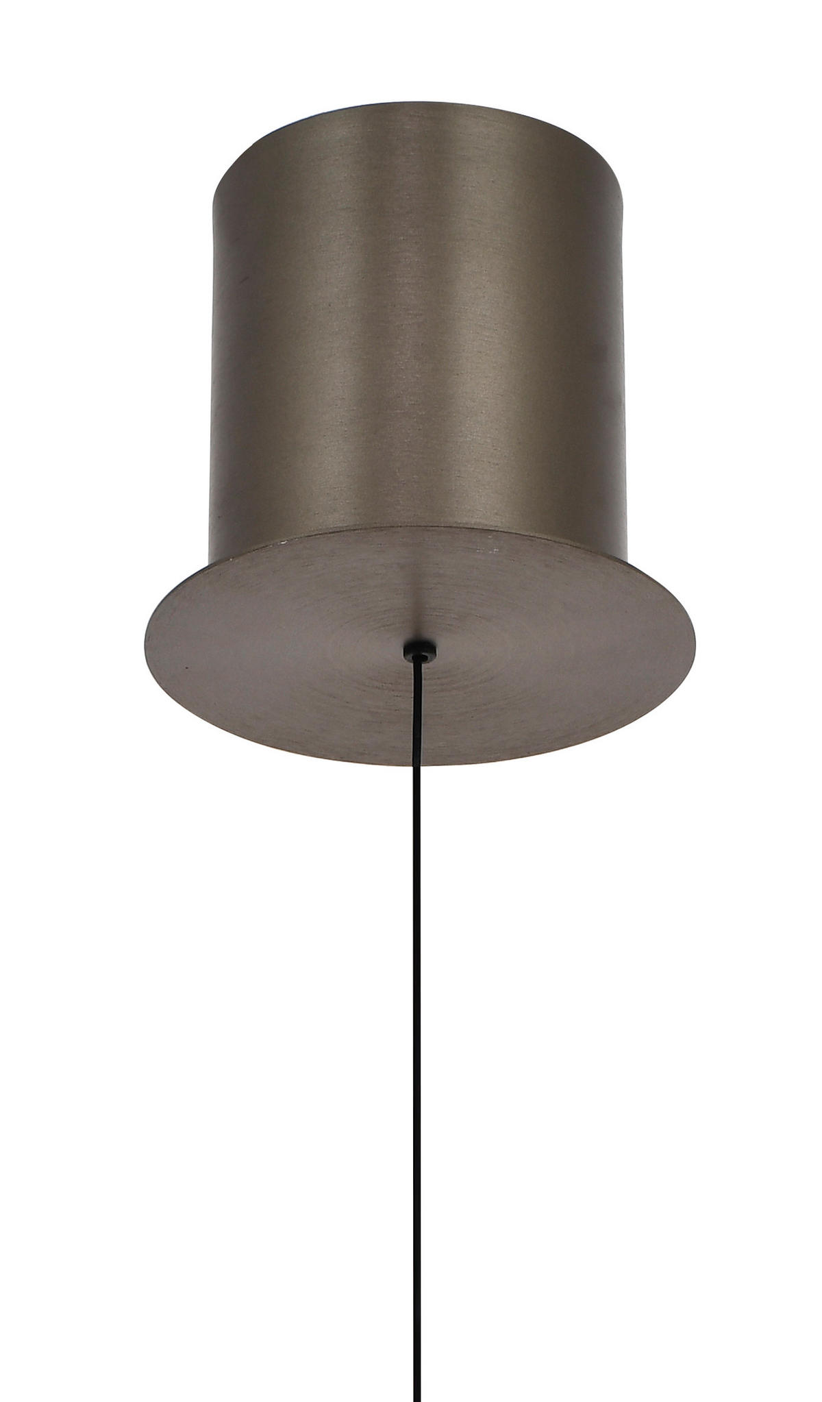 LED-HÄNGELEUCHTE Crema 22/150/22 cm  - Bronzefarben, Design, Glas/Metall (22/150/22cm)