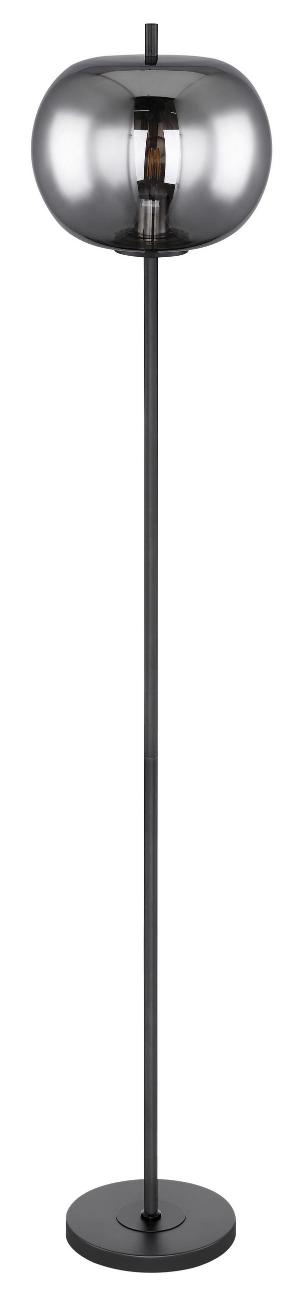 SVJETILJKA PODNA Blacky - siva/crna, Design, staklo/metal (30/160cm) - Globo