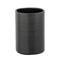 ZAHNPUTZBECHER  - Schwarz, KONVENTIONELL, Keramik (9/14/9cm) - Schöner Wohnen