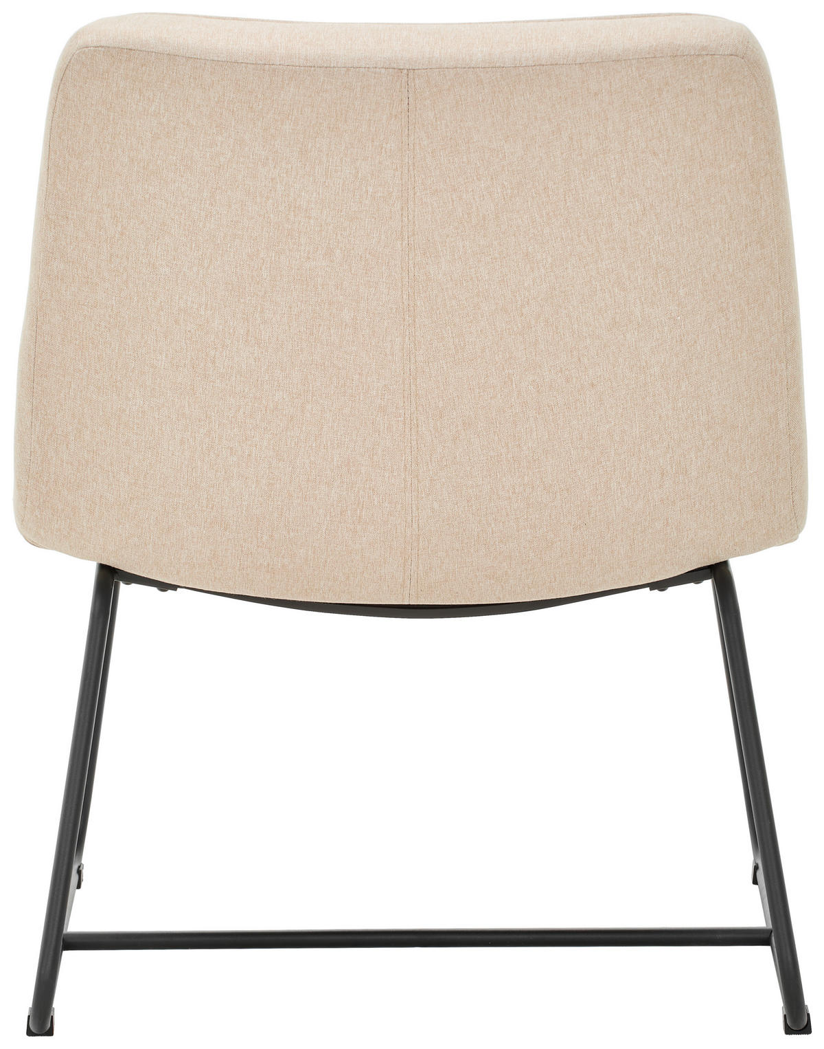 SESSEL Webstoff Beige    - Beige/Schwarz, MODERN, Textil/Metall (66/85/69cm) - P & B