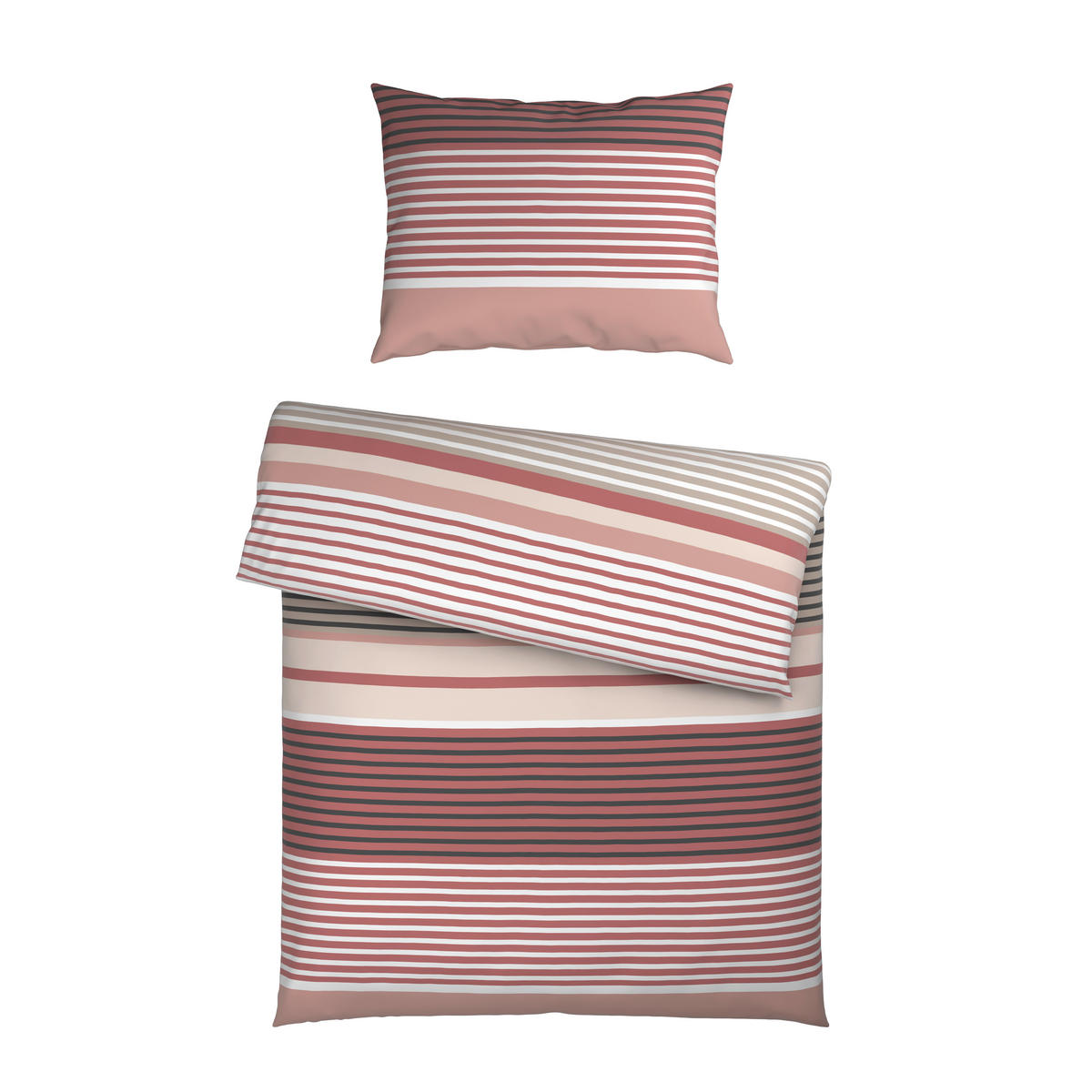 BETTWÄSCHE Mavie Satin 140/200 cm  - Rot, KONVENTIONELL, Textil (140/200cm) - Esposa