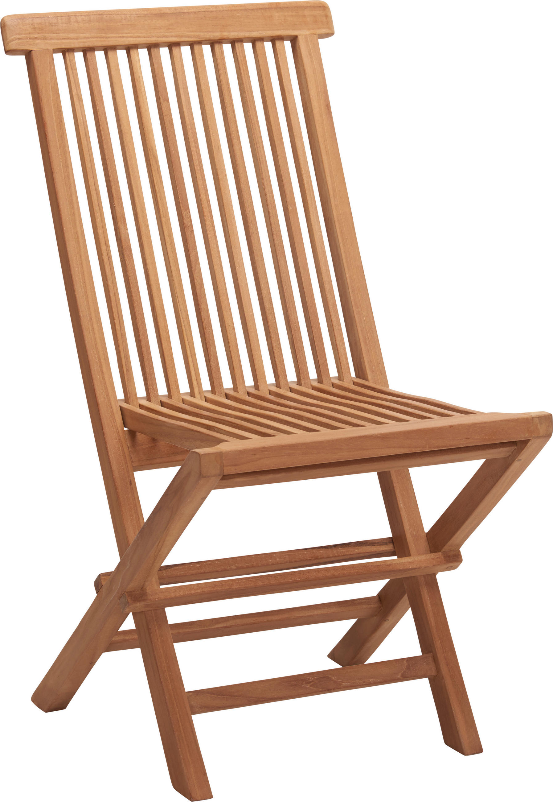 GARTENKLAPPSTUHL in Holz Teakfarben - Teakfarben, ROMANTIK / LANDHAUS, Holz (46,5/88/58,2cm) - Ambia Garden