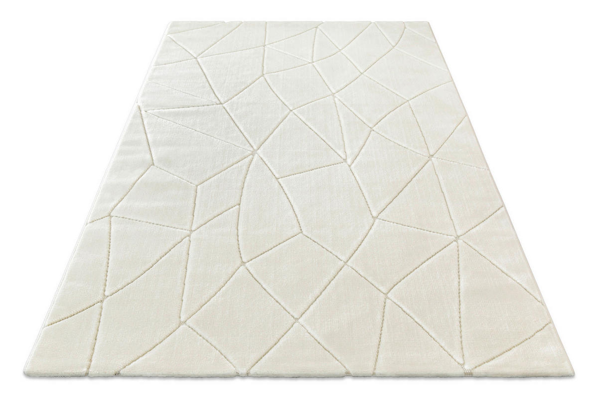 WEBTEPPICH 120/170 cm Unplugged Weiß  - Weiß, Design, Textil (120/170cm) - WECON HOME