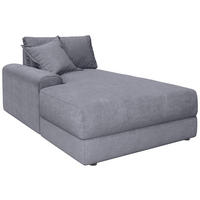 BIGSOFA Cord Dunkelgrau  - Dunkelgrau/Schwarz, MODERN, Kunststoff/Textil (117/93/190cm) - Carryhome