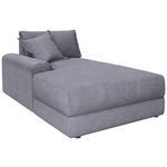 BIGSOFA Cord Dunkelgrau  - Dunkelgrau/Schwarz, MODERN, Kunststoff/Textil (117/93/190cm) - Carryhome