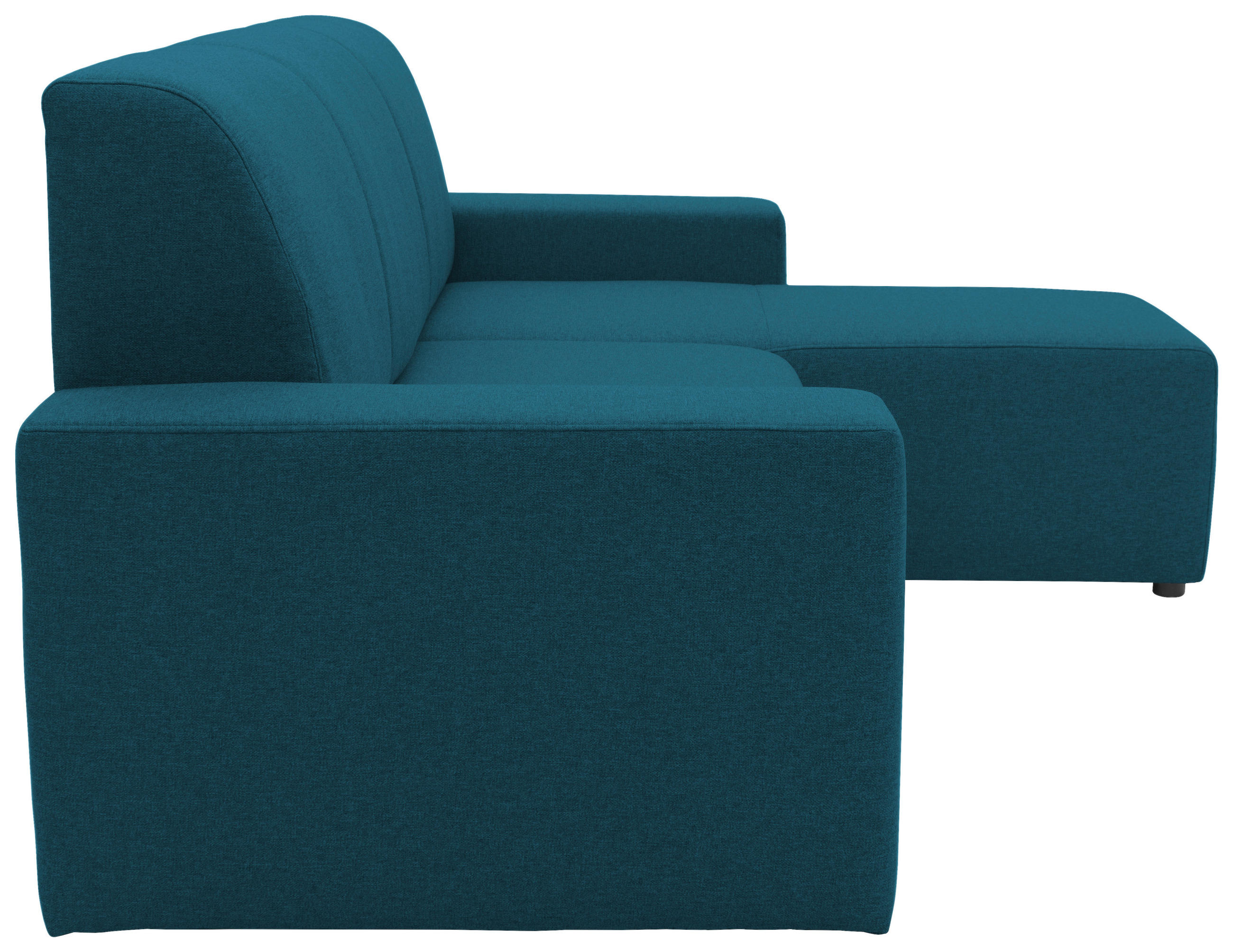 ECKSOFA Looks X Dunkelblau Webstoff  - Schwarz/Dunkelblau, Design, Kunststoff/Textil (222/150/88cm) - LOOKS by W.Joop