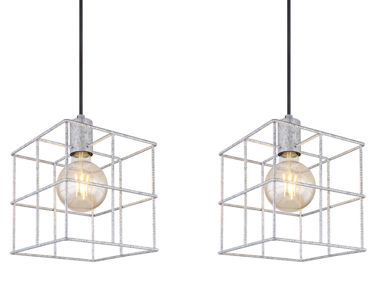 ZÁVĚSNÉ SVÍTIDLO, 95/20/129 cm  - barvy zinku, Design, kov (95/20/129cm) - Globo