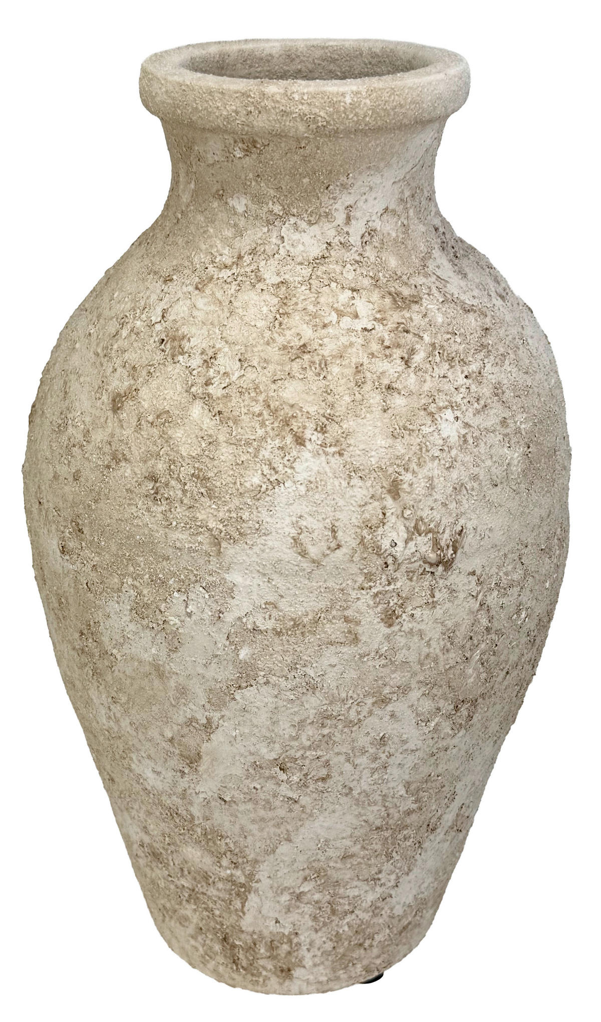 VÁZA, keramika,  - béžová hnědá, Basics, keramika (21/36/21cm)