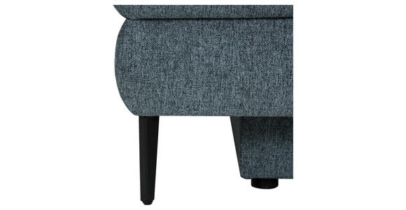 SCHLAFSOFA in Webstoff Blau  - Blau/Schwarz, Design, Kunststoff/Textil (200/90/100cm) - Venda