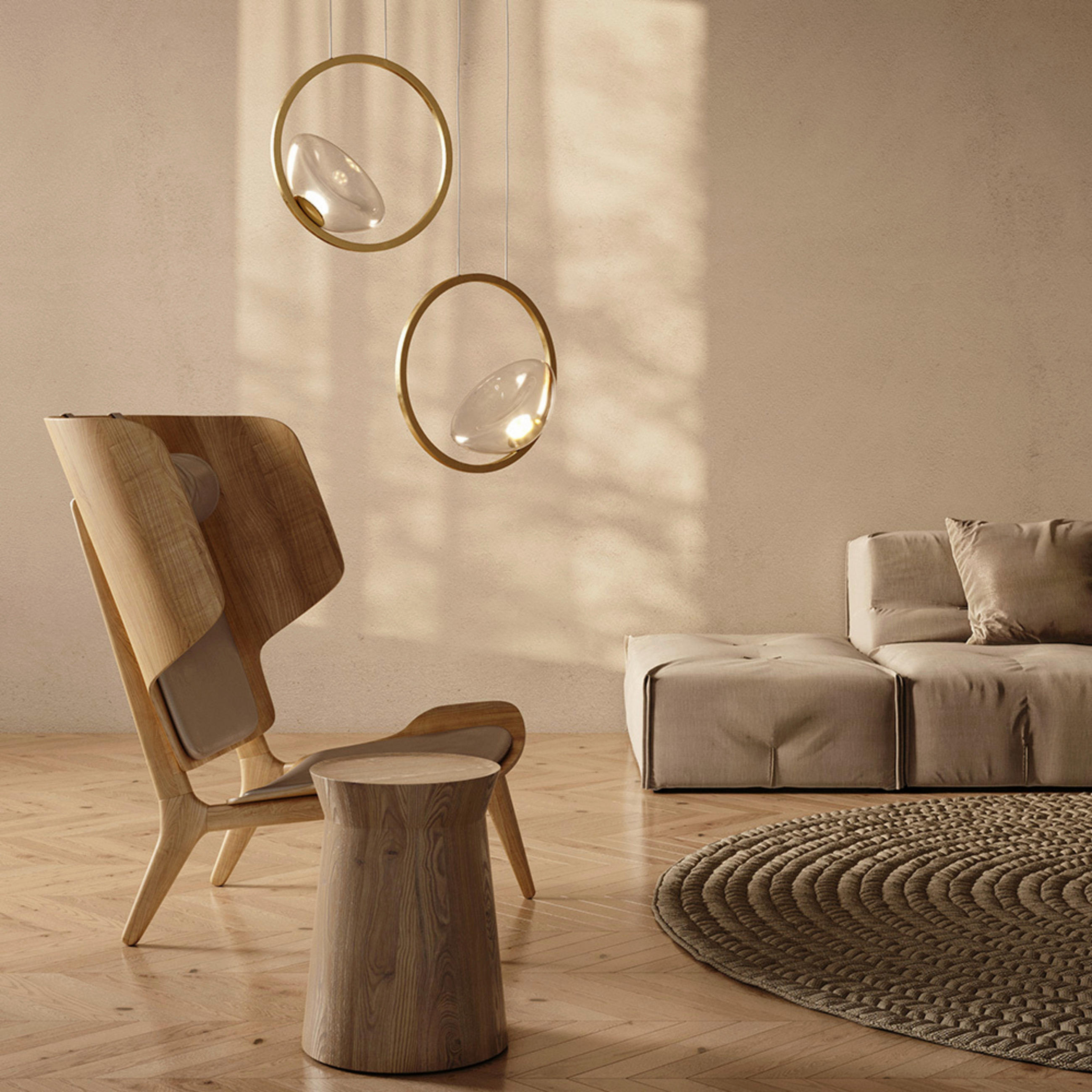 PENDELLEUCHTE 21,1/234,5/32 cm  - Messingfarben, Basics, Glas/Metall (21,1/234,5/32cm) - MAYTONI