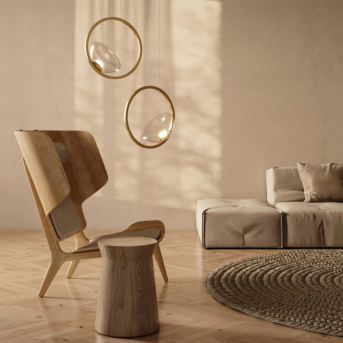 PENDELLEUCHTE  21,1/234,5/32 cm   - Messingfarben, Basics, Glas/Metall (21,1/234,5/32cm) - MAYTONI