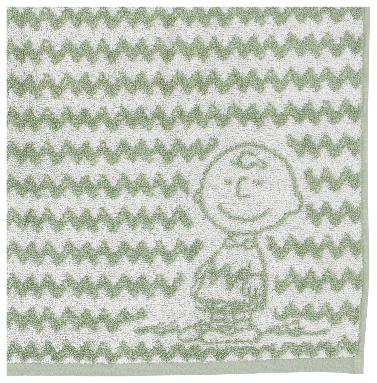 HANDTUCH Charlie Brown Grün  - Grün, Design, Textil (50/100cm) - Vossen