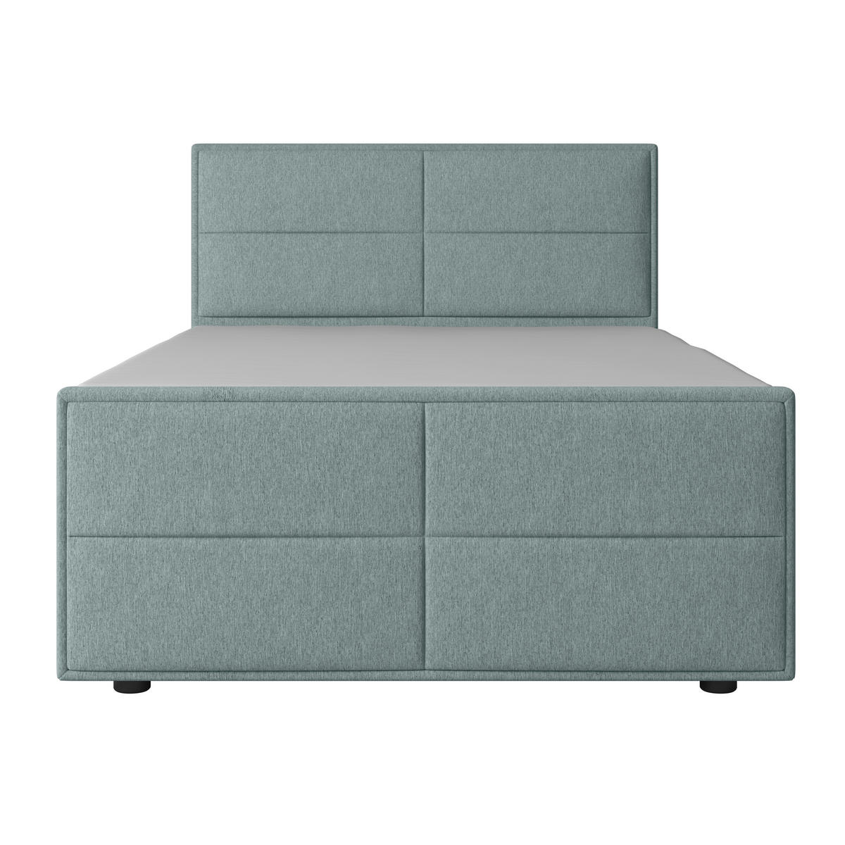BOXSPRINGBETT 140/200 cm  in Blau  - Blau, Modern, Holz/Kunststoff (140/200cm) - MID.YOU