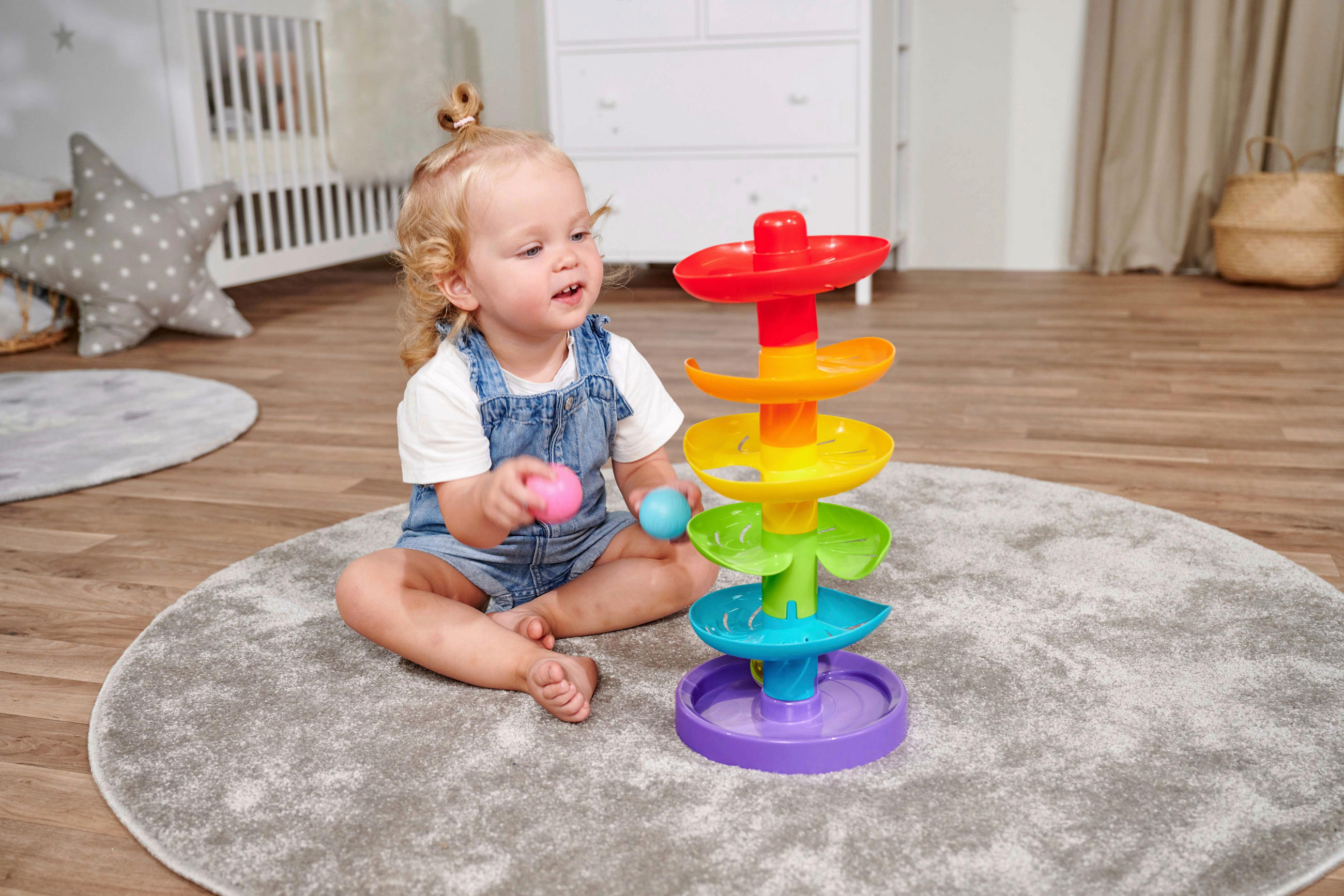 KUGELBAHN - Multicolor, Basics, Kunststoff (40cm) - Simba
