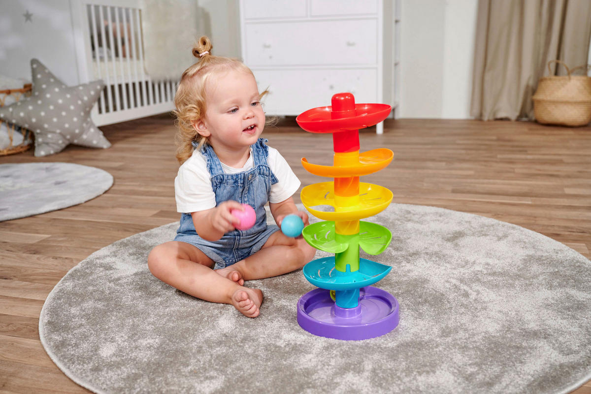 KUGELBAHN - Multicolor, Basics, Kunststoff (40cm) - Simba
