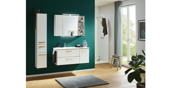 HOCHSCHRANK 30/168/33 cm - Weiß, KONVENTIONELL, Glas/Holz (30/168/33cm) - Dieter Knoll