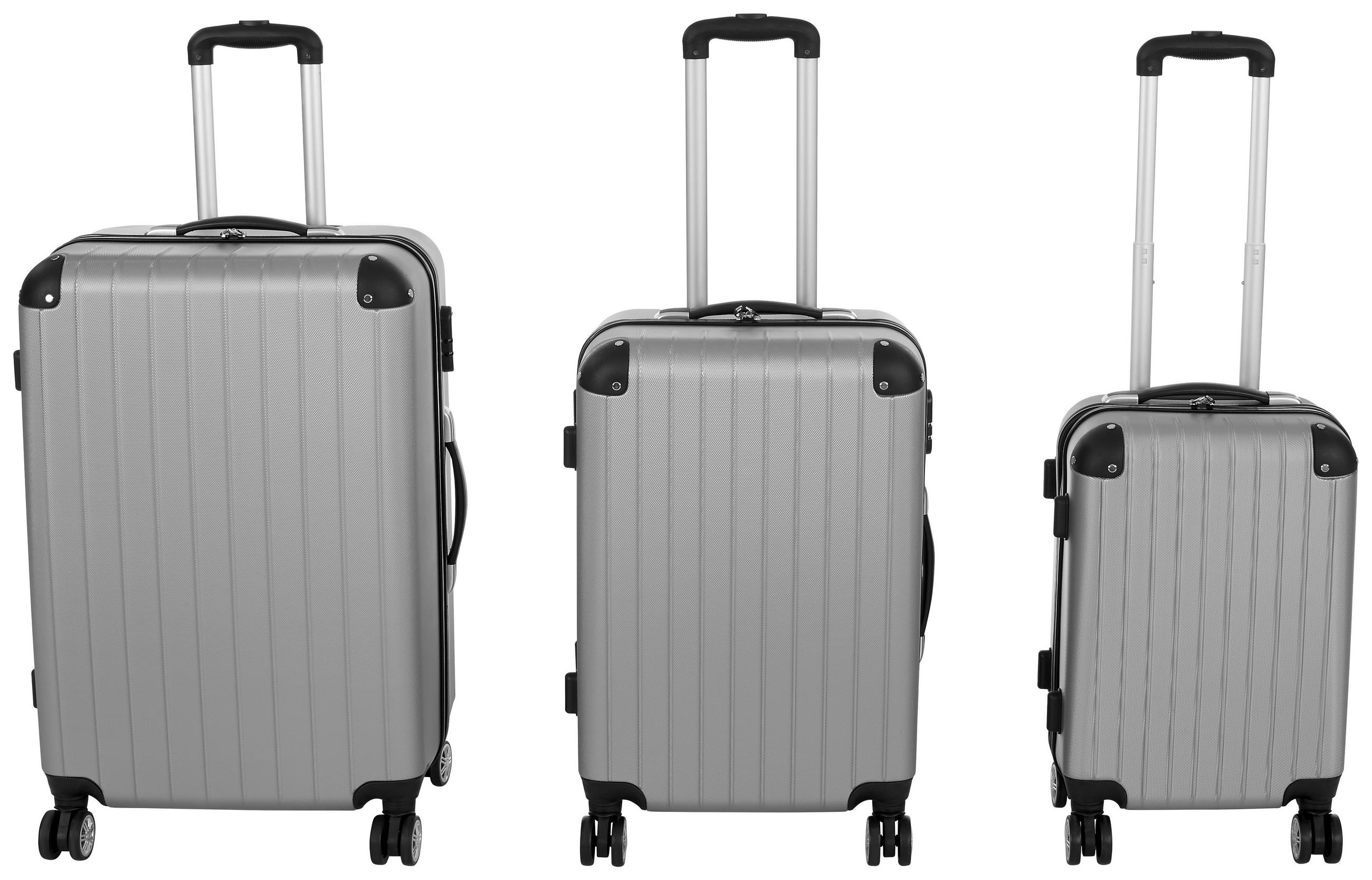 Reisekoffer Set 3-tlg. Roma 4 Rollen Hartschale