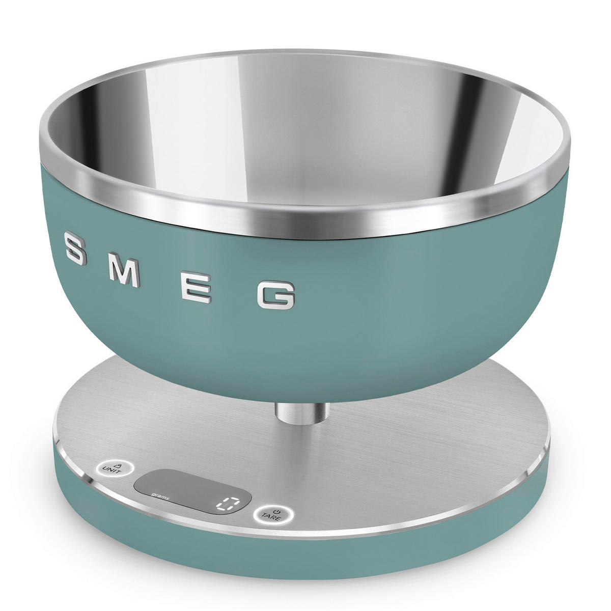 ELEKTRISCHE KÜCHENWAAGE Collection  - Smaragdgrün, Trend, Kunststoff (20.5/15.0/20.5cm) - SMEG