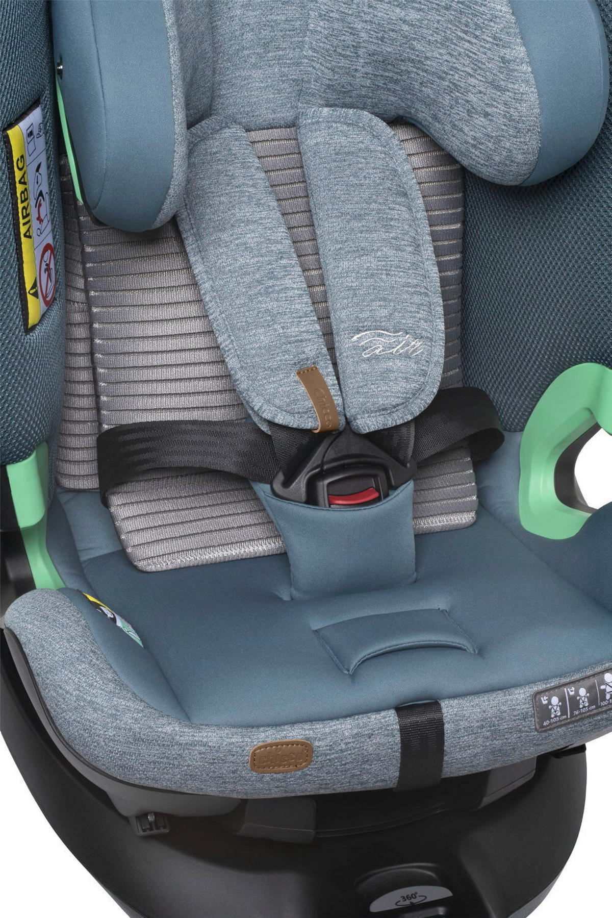 KINDERAUTOSITZ BI-SEAT IS AIR O/B   - Blaugrau, Basics (46/58,5/76/44,5cm) - Chicco