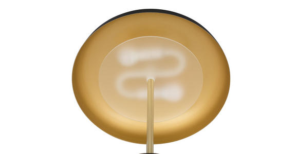 TISCHLEUCHTE 38/50 cm - Goldfarben/Schwarz, KONVENTIONELL, Metall (38/50cm) - Novel