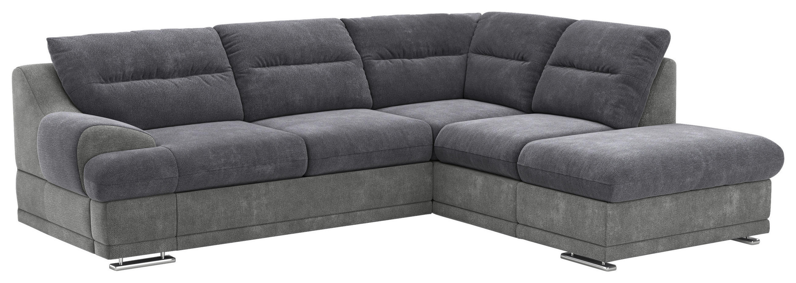 Welnova SEDACÍ SOUPRAVA, textil, šedá