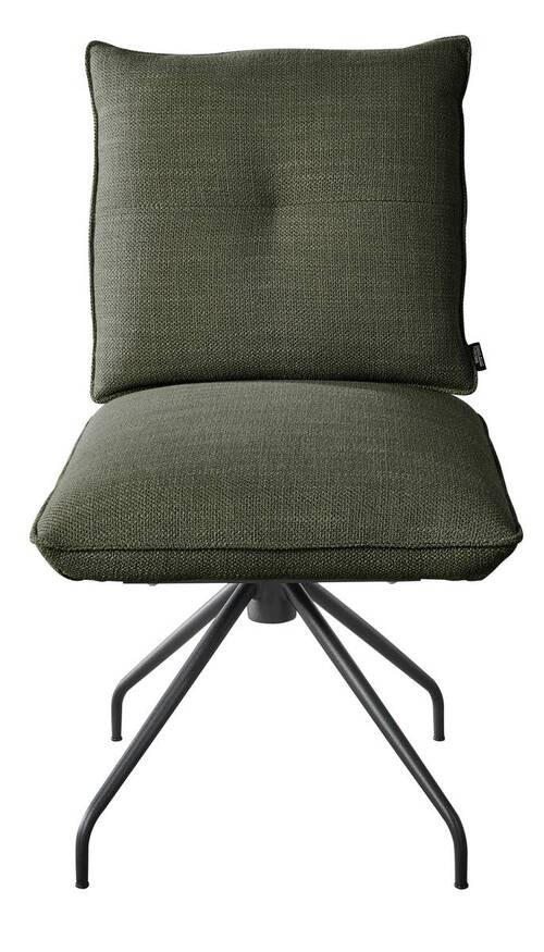 STUHL - Schwarz/Grün, Design, Textil/Metall (50/90/70cm) - Dieter Knoll