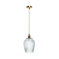 HÄNGELEUCHTE 20/34/20 cm   - Klar, Trend, Glas (20/34/20cm) - Kayoom