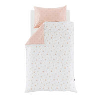 BABYBETTWÄSCHE 100/135 cm  - Rosa/Weiß, Basics, Textil (100/135cm) - Träumeland