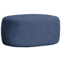 HOCKER in Textil Dunkelblau  - Schwarz/Dunkelblau, MODERN, Kunststoff/Textil (88/43/66cm) - Hom`in