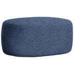 HOCKER in Textil Dunkelblau  - Schwarz/Dunkelblau, MODERN, Kunststoff/Textil (88/43/66cm) - Hom`in