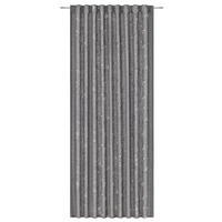 FERTIGVORHANG blickdicht  - Dunkelgrau/Grauweiß, KONVENTIONELL, Textil (140/245cm) - Esposa