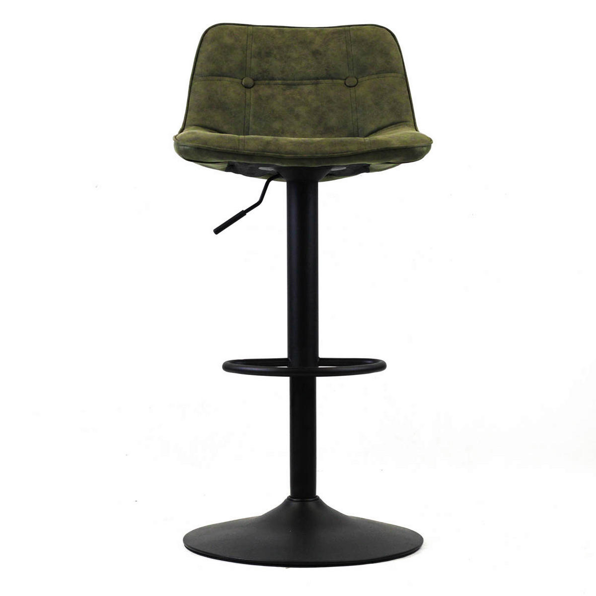SADA BAROVÝCH STOLIČIEK 2 kus - čierna/zelená, Modern, kov/textil (47/87/45cm) - MID.YOU