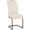 SCHWINGSTUHL  in Eisen Cord  - Beige/Schwarz, Design, Textil/Metall (43/97/57cm) - home24