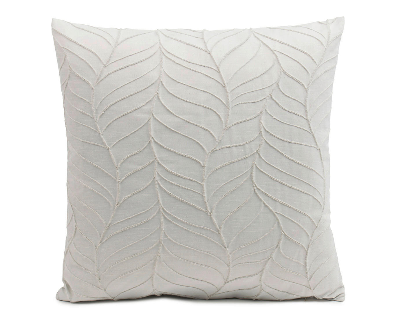 KISSENHÜLLE Milena 50/50 cm  - Silberfarben/Weiß, Basics, Textil (50/50cm) - Novel