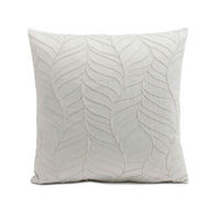 KISSENHÜLLE Milena 50/50 cm  - Silberfarben/Weiß, Basics, Textil (50/50cm) - Novel