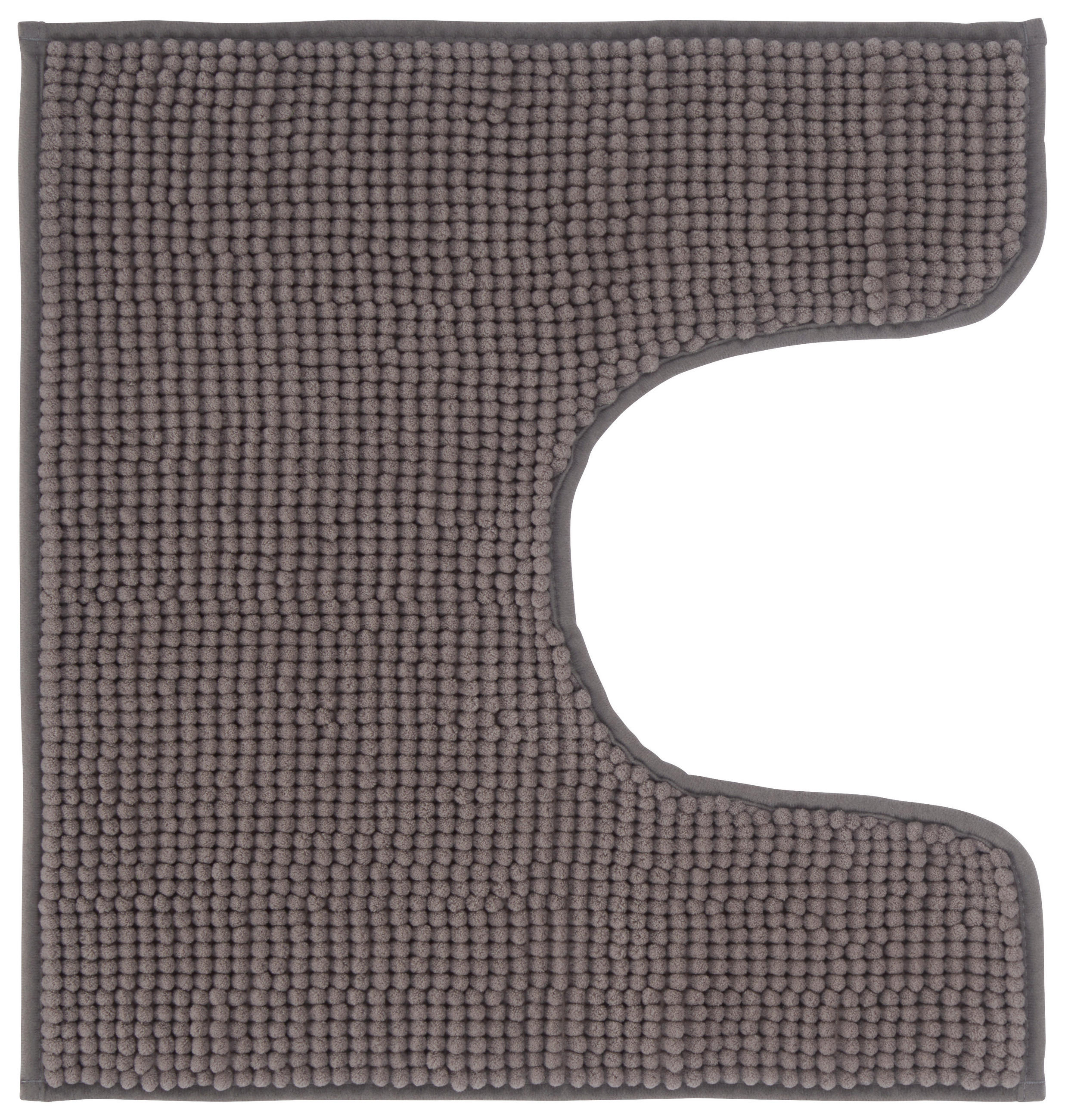 COVORAȘ DE BAIE  50/50 cm  antracit   - antracit, Basics, textil (50/50cm) - Esposa
