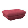 HOCKER in Textil Koralle  - Koralle/Schwarz, Modern, Kunststoff/Textil (107/75cm) - MID.YOU