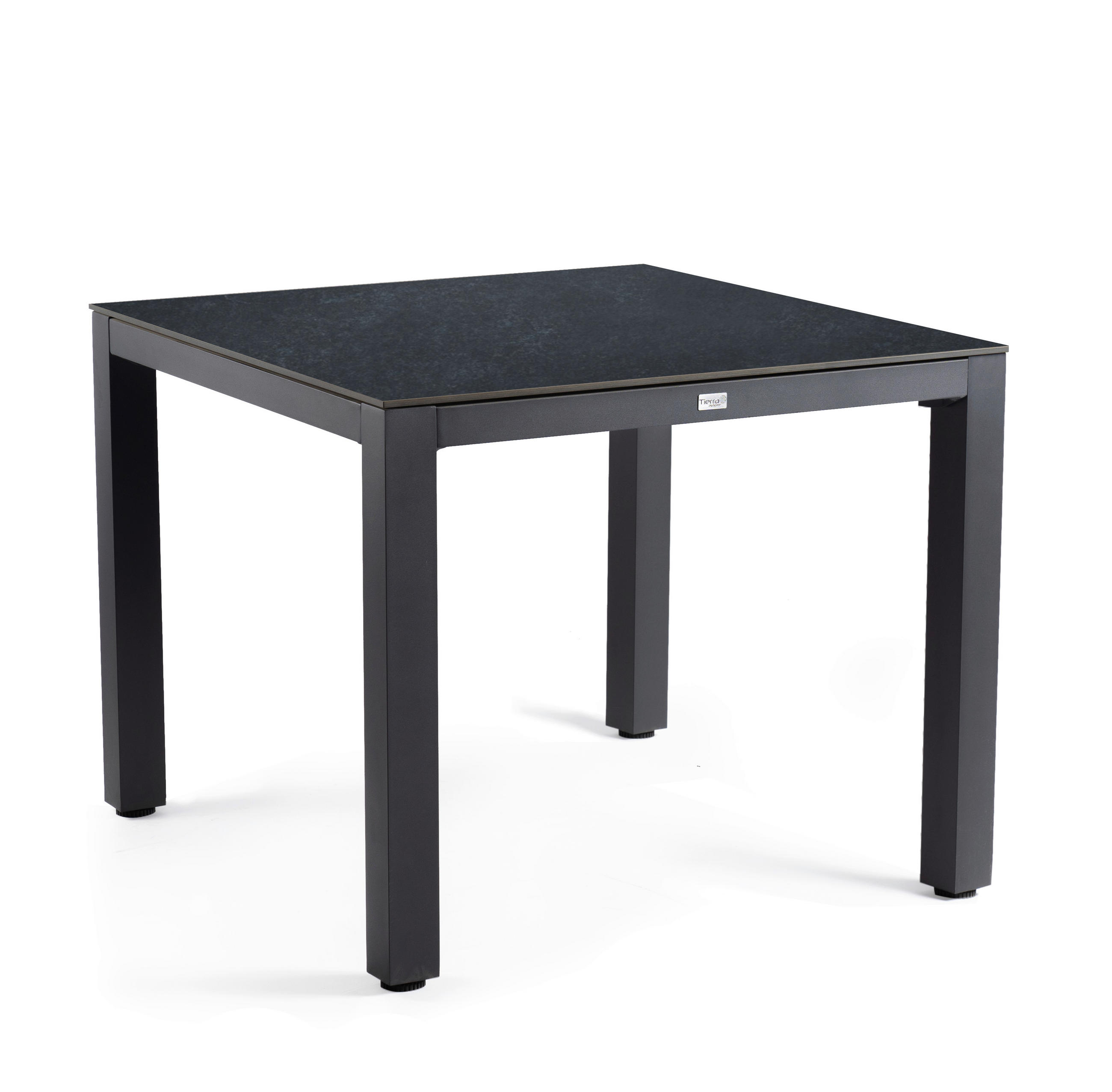 LOUNGETISCH  - Anthrazit/Graphitfarben, Basics, Kunststoff/Metall (100/100/77,3cm) - Tierra Outdoor