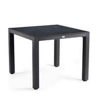 LOUNGETISCH  - Anthrazit/Graphitfarben, Basics, Kunststoff/Metall (100/100/77,3cm) - Tierra Outdoor