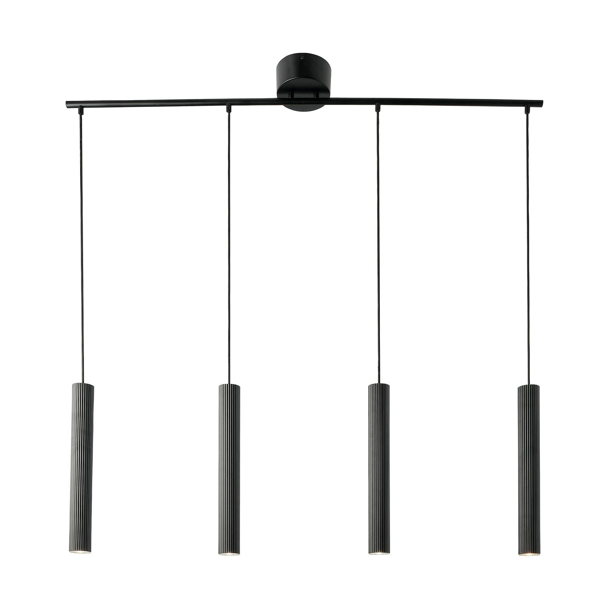 PENDELLEUCHTE 115,5/5/40 cm   - Schwarz, Design, Metall (115,5/5/40cm) - Nordlux