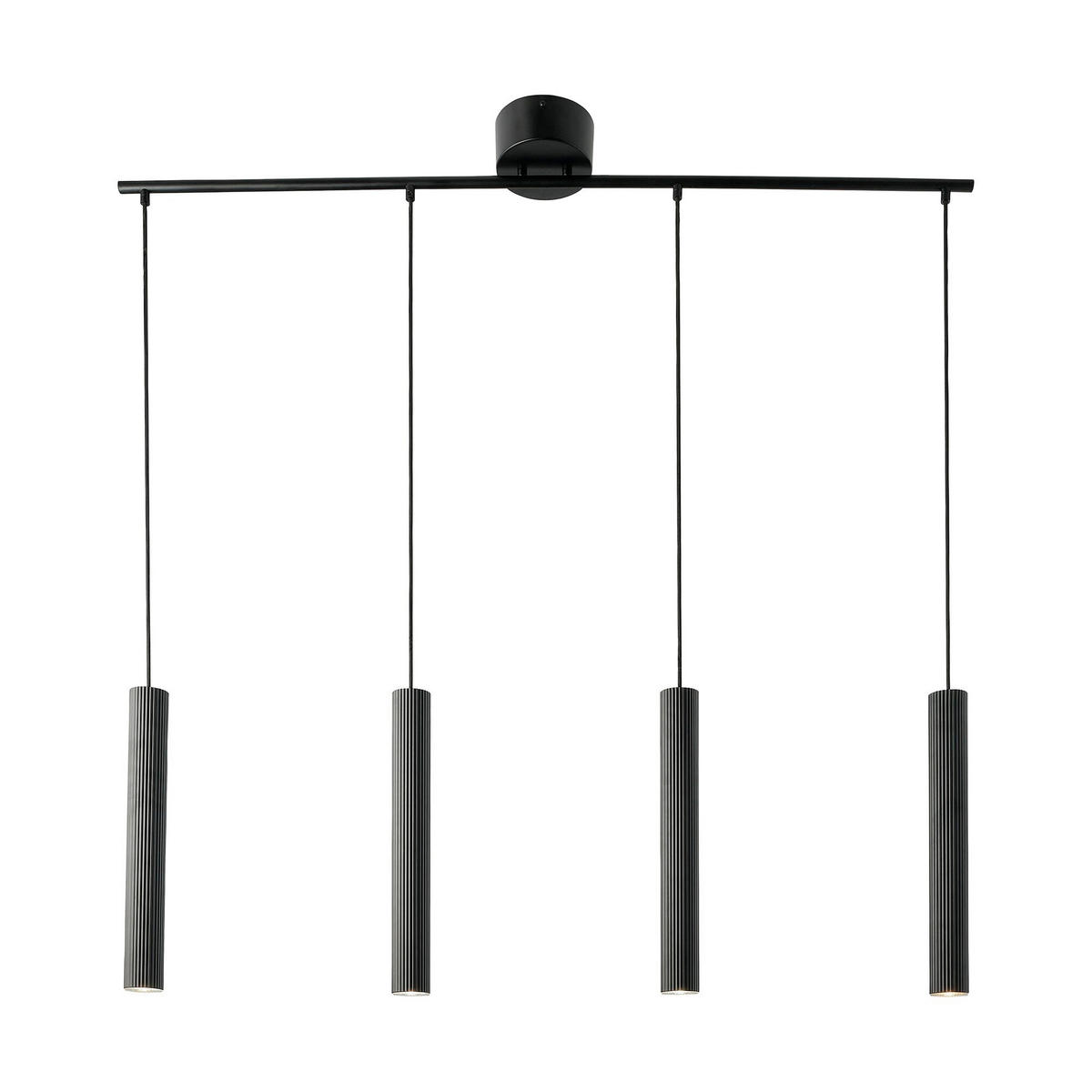 PENDELLEUCHTE 115,5/5/40 cm   - Schwarz, Design, Metall (115,5/5/40cm) - Nordlux