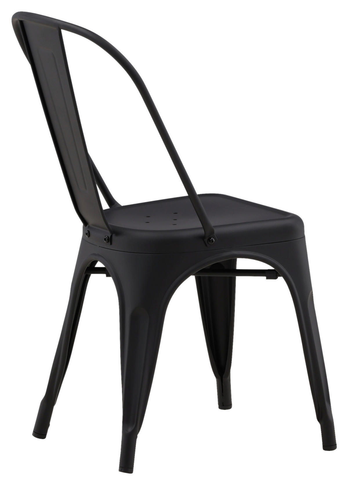 STUHL-SET  in Stahl Metall  - Schwarz, Design, Metall (45/85/53cm) - Livetastic