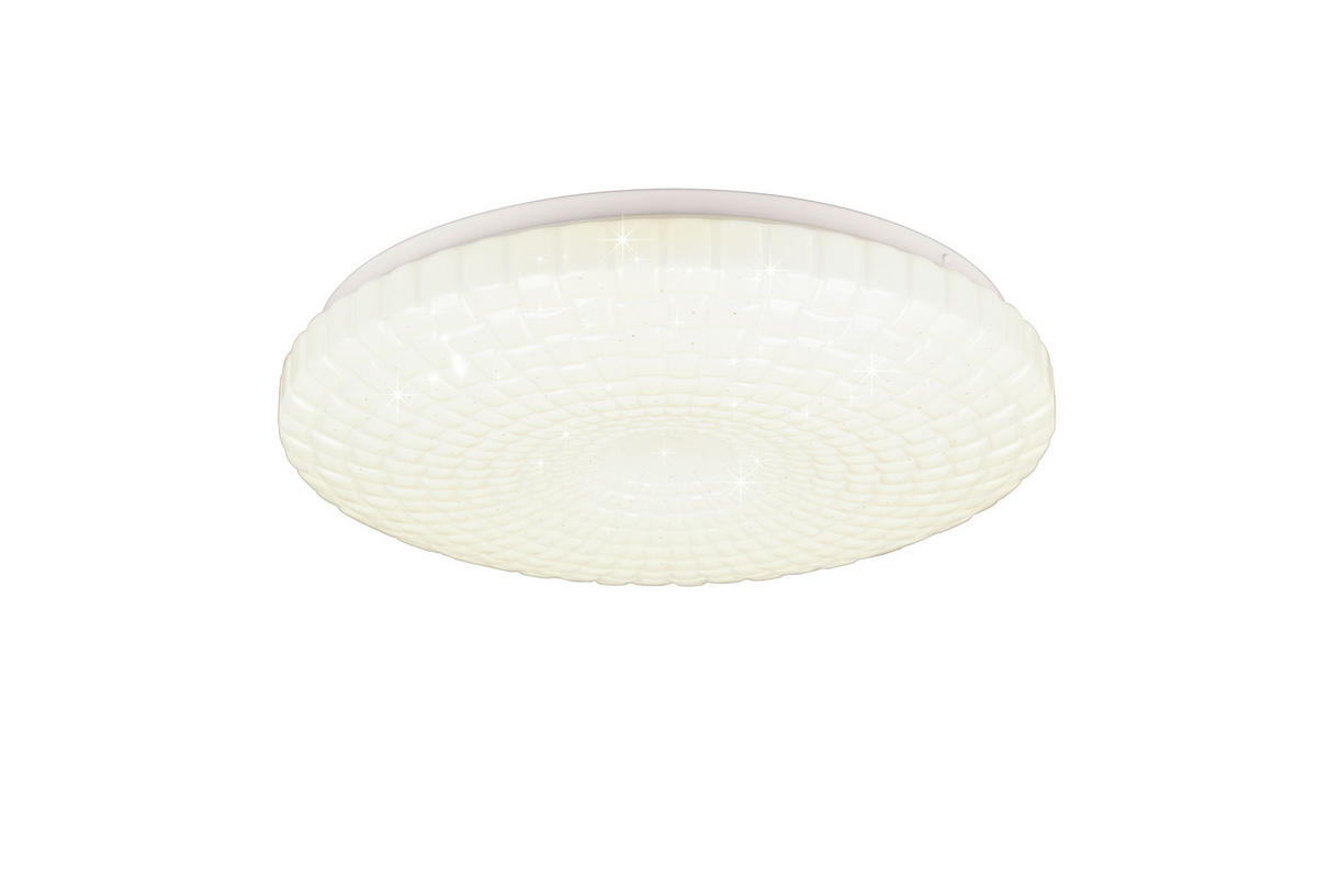 LED-DECKENLEUCHTE  33/6 cm    - Weiss, Basics, Kunststoff (33/6cm)