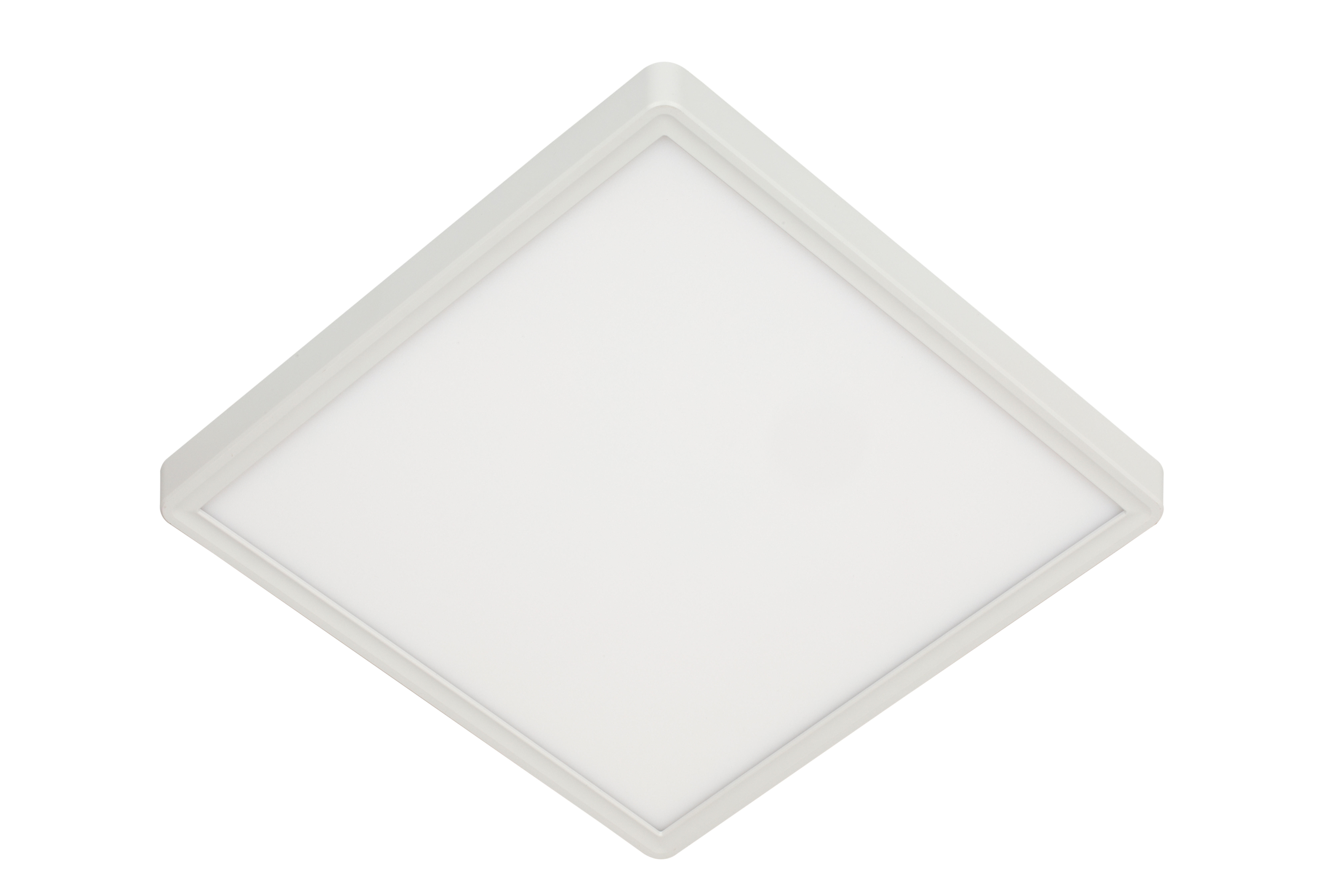 LED-DECKENLEUCHTE 18 W    30/30/10 cm  - Weiss, Basics, Kunststoff (30/30/10cm) - Novel