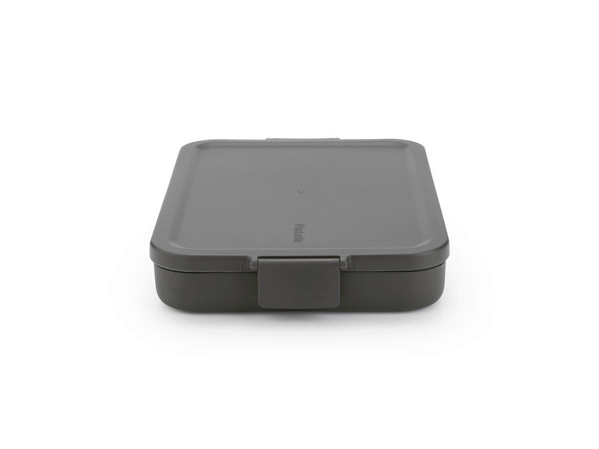 KRABIČKA NA OBĚD  - tmavě šedá, Basics, plast (25.5/3.7/16.6cm) - Brabantia