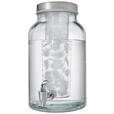 GETRÄNKESPENDER 5,6 L   - Edelstahlfarben/Transparent, Basics, Glas/Kunststoff (5,6l) - Novel