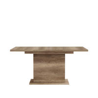 KIHÚZHATÓ ASZTAL - tölgyfa színű, Basics, faalapú anyag (160/76,6/90cm) - Xora