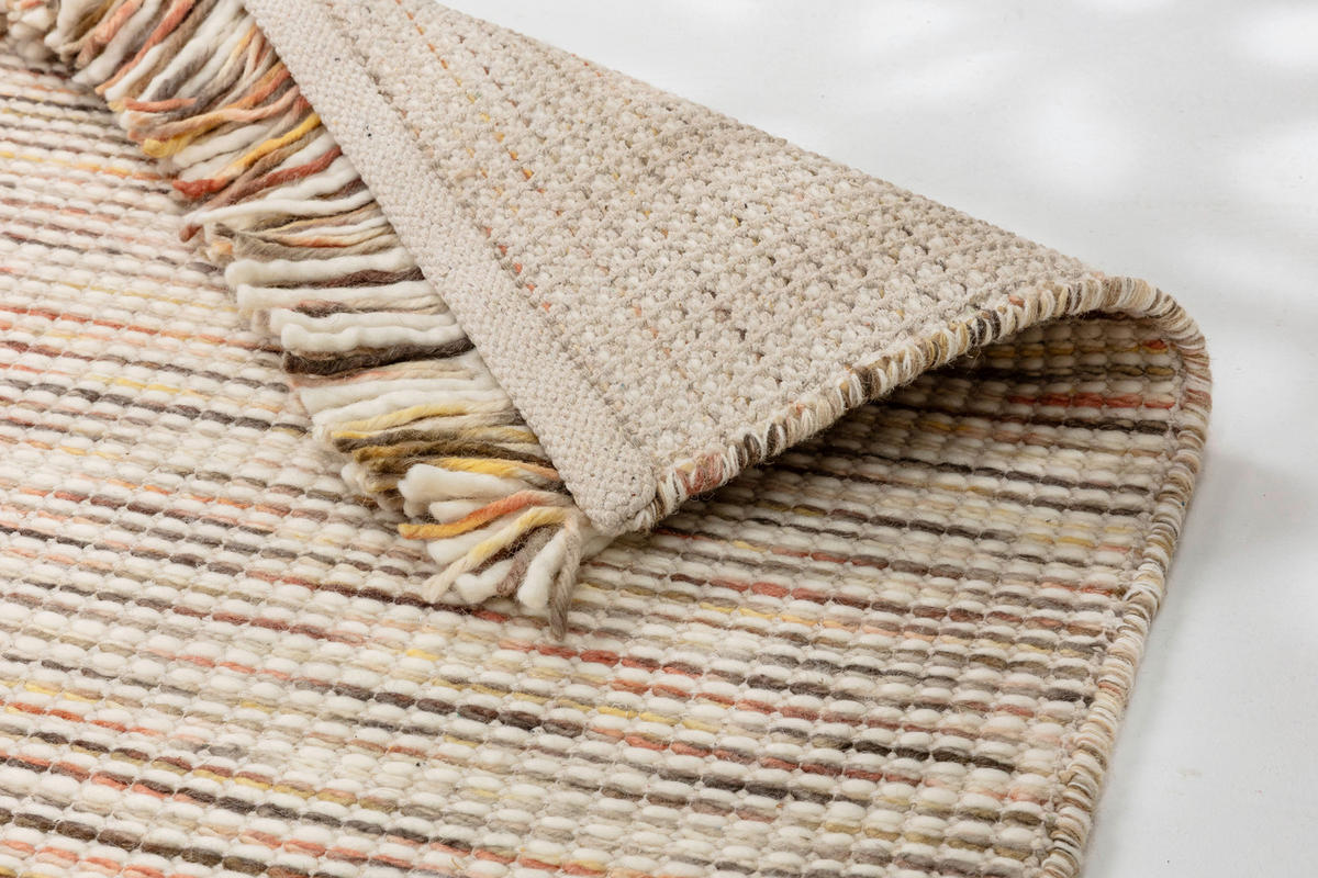 HANDWEBTEPPICH 70/140 cm Arina Beige rechteckig  - Beige, KONVENTIONELL, Textil (70/140cm) - Schöner Wohnen